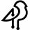 UGUISU BOOKS bird logo
